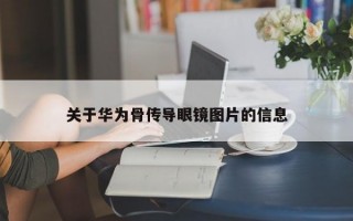 關(guān)于華為骨傳導(dǎo)眼鏡圖片的信息