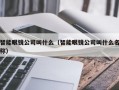 智能眼鏡公司叫什么（智能眼鏡公司叫什么名稱）