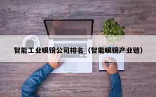 智能工業(yè)眼鏡公司排名（智能眼鏡產(chǎn)業(yè)鏈）